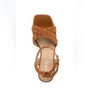 EUC Wonderly Chunky Heal Ankle Strap Sandal